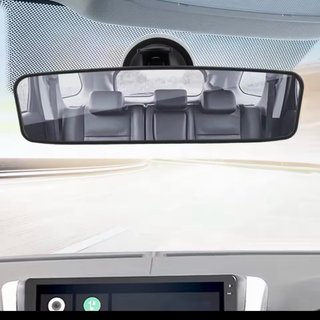 Espejo retrovisor panorámico con ventosa 360°