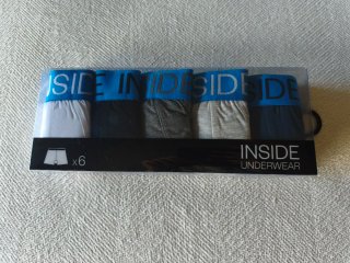 Pack 6 Calzoncillos Boxer Inside Talla S