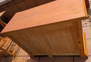 Escritorio vintage madera pino
