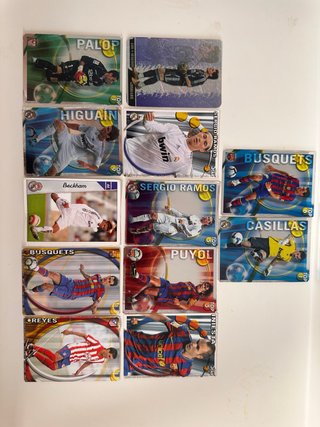 Cartas Coleccionables Fútbol (Palop, Casillas, Rey