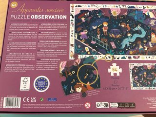 Puzzle Djeco Observación 54 piezas + Poster