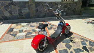 Moto Eléctrica Scooter Roja