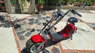Moto Eléctrica Scooter Roja