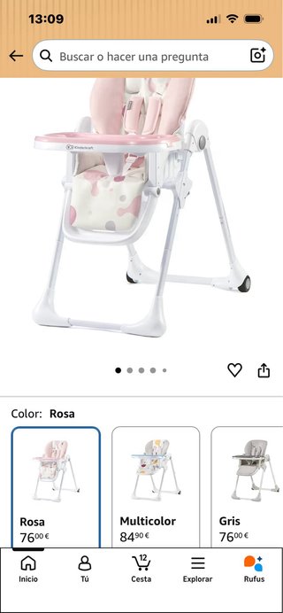 Trona Kinderkraft rosa