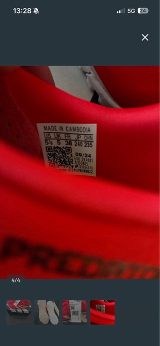 Botas de fútbol Adidas(T-38)Predator No negociable