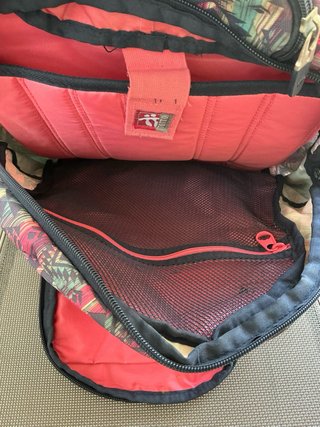 Mochila Totto con estampado étnico