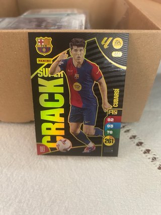 Carta Fútbol Panini Cubarsí Super Crack