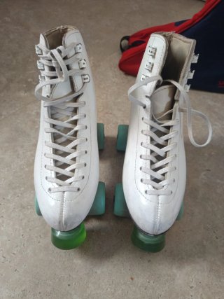 Patines profesionales 4 ruedas blancos