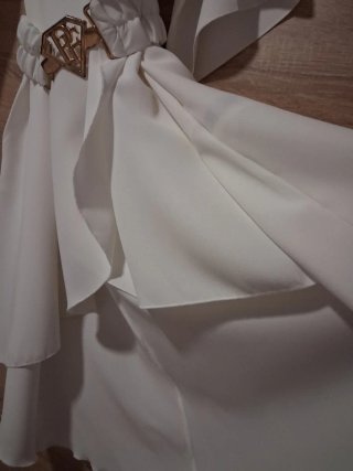 Vestido blanco Paparazzi talla única