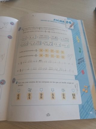 Cuaderno Teoría Musical 2º Grado Elemental