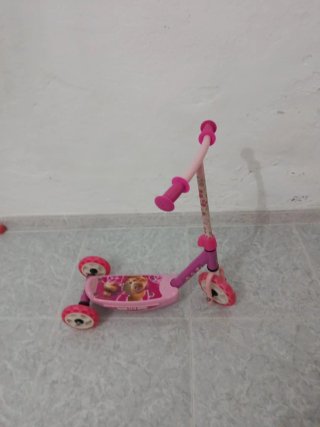 Patinete Patrulla Canina Rosa 3 Ruedas