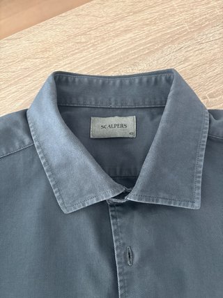 Camisa Scalpers Gris Hombre