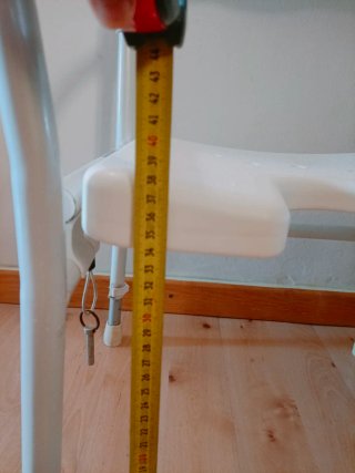 Silla plegable ortopédica para ducha