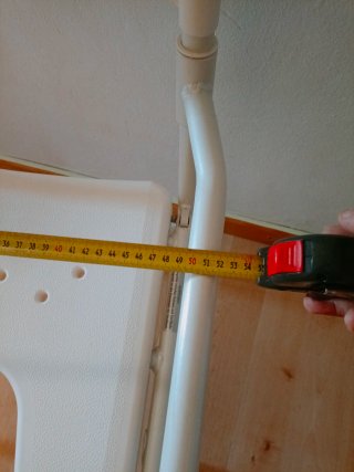 Silla plegable ortopédica para ducha