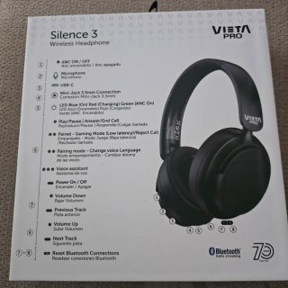 Vieta Pro Silence 3 Auriculares Inalámbricos Negro