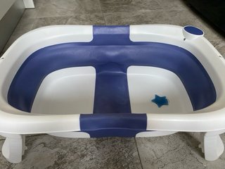 Bañera plegable bebé con adaptador