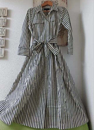 Vestido camisero Zara rayas