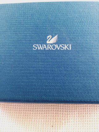 Billetera Swarovski Hombre negra