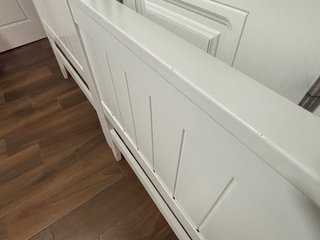 2 Cabeceros 90 madera blanco