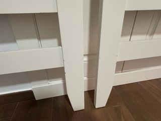 2 Cabeceros 90 madera blanco