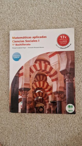 MATEMÁTICAS APLICADAS A LAS CIENCIAS SOCIALES I