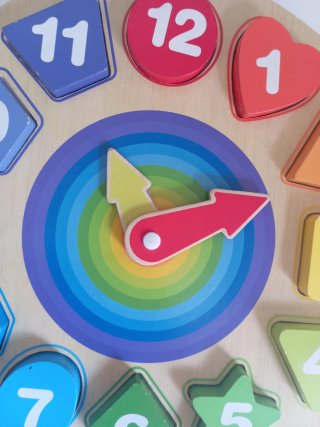 Puzzle Reloj encajable Madera Educativo