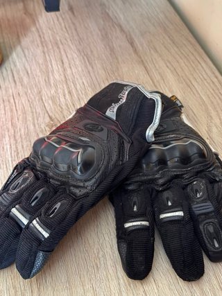 Guantes Moto cuero Garibaldi Suntech