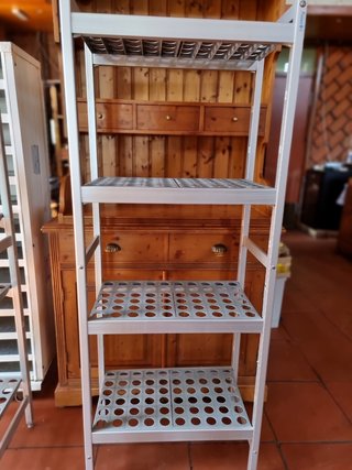 Estantería aluminio 4 estantes nevera congelador