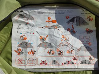 Tienda campaña Decathlon 6 personas