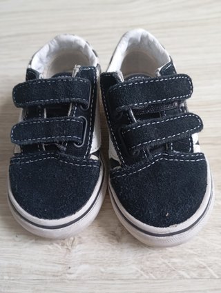 Vans Talla 21 Checkerboard Velcro