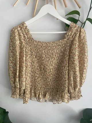 Blusa Slowlove floral talla L