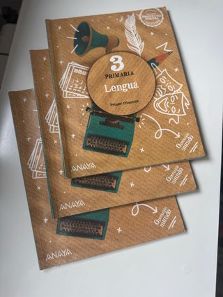 Libros de texto Lengua 3 primara Anaya