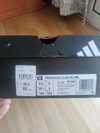 Zapatillas Adidas Predator 39.5 FG/MG