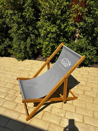 Sillas plegables de camping madera y tela