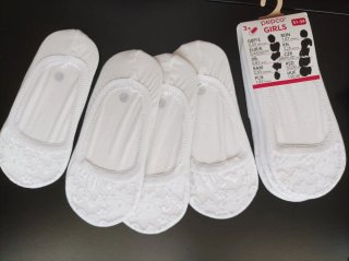 Tobilleros Pepco Niña Encaje Blanco