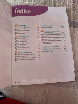 Libro de matemáticas Bruño volumen3