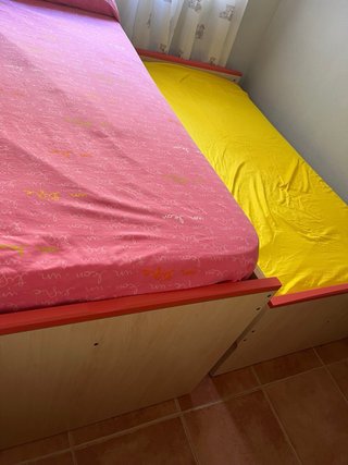 Estructura cama nido con 4 cajones