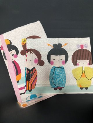 Sabanas / Funda nórdico muñecas japonesas