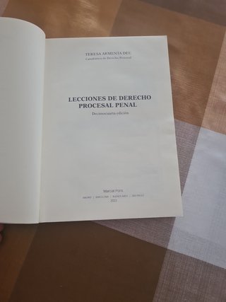 Lecciones de derecho procesal penal