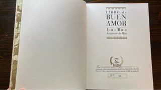 Libro del Buen Amor. Ed. conmemorativa