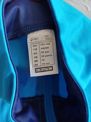 Chaqueta deportiva infantil azul