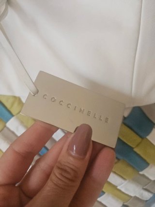 Borsa Coccinelle bianca e multicolor