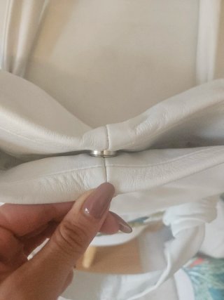 Borsa Coccinelle bianca e multicolor