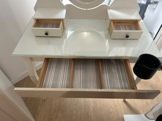 Tocador blanco Ikea HEMNES 100x50 cm