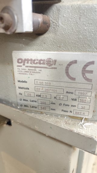 Ingletadora fija OMGA T50