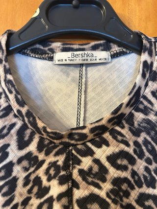 Vestido estampado leopardo