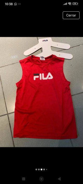 Conjunto deportivo Fila 3 piezas Talla 8