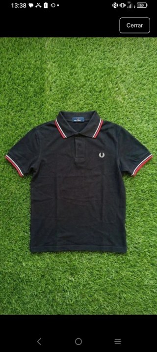 Polo Fred Perry Negro