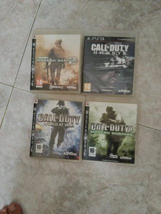 Lote 4 Juegos Call of Duty PS3