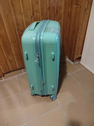 Maleta rígida verde
